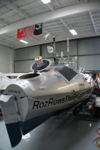 Rudder, here pivoted over to the left